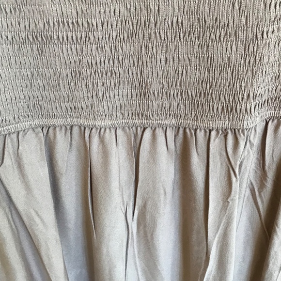 ZESICA Flutter Short Sleeve Smocked Midi Tiered A Line Dress Women’s Size Large - Picture 4 of 16